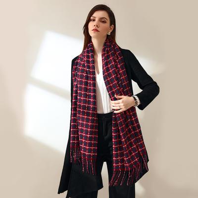 China Wholesale Luxury Soft Polyester Woman Cashmere Scarf For Women Winter Pashmina Scarves for sale