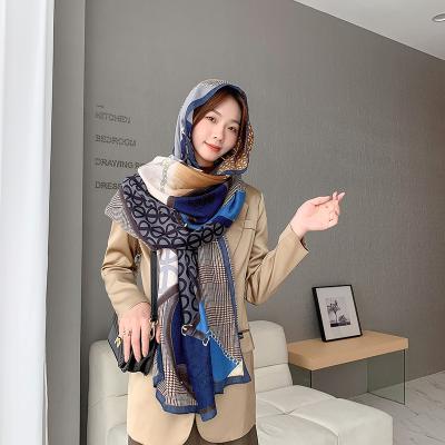 China High Quality Wholesale New Style Cotton Hijab Scarf Women Scarves Polyester Print Scarf For Print Muslim for sale