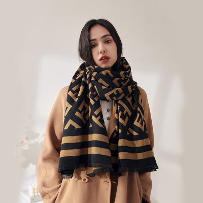 China Popular In Current Hot Selling Women Cashmere Scarf New Classic Luxury Thick Printing Checks Apply To Winter for sale