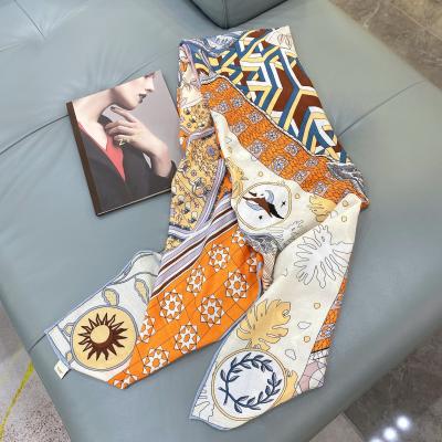 China New Fashion Polyester Printed Scarf Velvet Scarf Women's Wool 135*135cm Large Square Scarf for sale