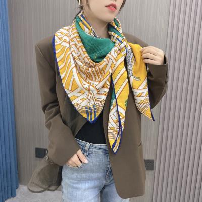 China 2022 New Style Polyester Wool Scarf Colorful Printed Velvet Shawl Scarf For Women for sale