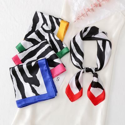 China Factory direct sale square clearance printing silk scarf polyester square scarf for women for sale