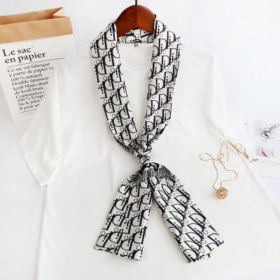 China New design polyester smooth casual women's polyester long retro other scarves for elegant women for sale