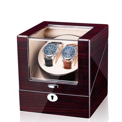 China Wooden Automatic Watch Case Wooden Quiet Motor Manufactures Automatic Watch Winder Box for sale