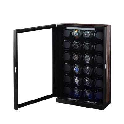 China Custom Hot Selling MDF Automatic Watch Winder With Led Watch Winder Luxury Safe for sale