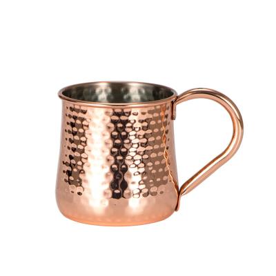 China Modern F231 Copper Plated Rose Gold Cocktail Mug With Wine Glasses for sale