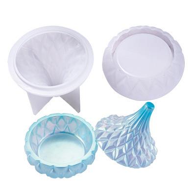 China T 117 DIY Resin Mold Disposable Candy Can Storage Box Silicone Teardrop Mold for sale