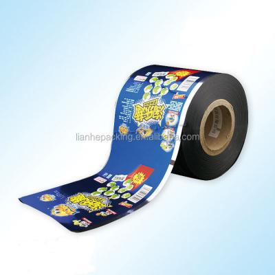 China Plastic packaging moisture proof bopp metallized roll film foils plastic bag for food for sale