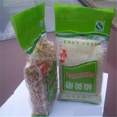 China Impact Resistance Shrink Packaging Plastic Bag / Plastic Food Sack Packaging For Grain for sale