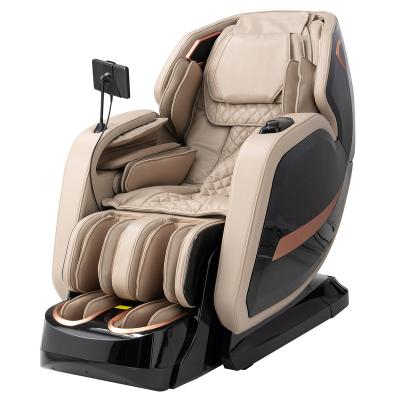 China Amazon Hot Selling Luxury Electric 4D Model Weightlessness 4-Rollers Massage New Full Body Airbags Massage Chair For Home for sale