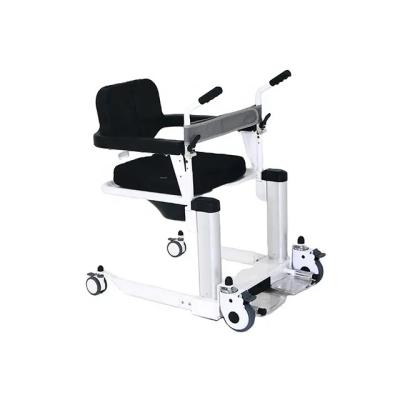 China New Hot Selling Double Motor Home Waterproof Convenient Shower Wheelchair Electric Lifting Amazon Transfer Wheel Patient Bath Chairs for sale