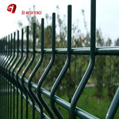 China Outdoor Decorative 3D Curved Welded Wire Mesh Garden Fence Fencing Trellis & Gates Low Carbon Steel Wire Iron Metal Residential for sale