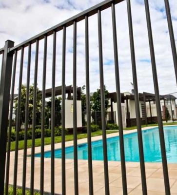 China Complete Powder Coating Aluminium Pool Fence System Pool Fence Panels Black Aluminum Fence Garden for sale