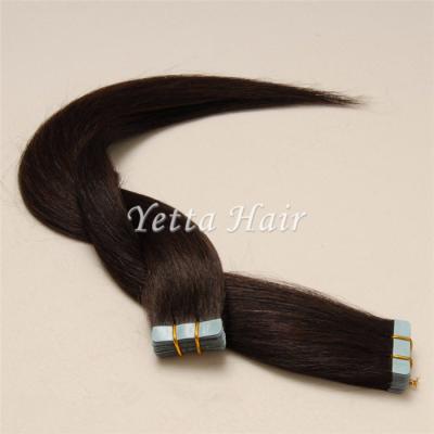 China El chocolate pre enlazó la cinta de las extensiones/de la simplicidad del cabello humano en extensiones del pelo en venta