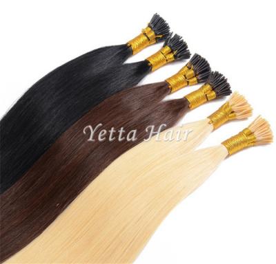 China Las 24 pulgadas pura pre me enlazaron inclinan extensiones del pelo con suave y sedoso en venta