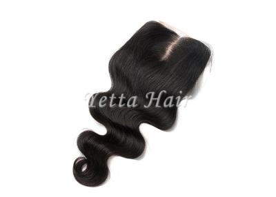 China Free Parting / Mid Parting Lace Top Closure Remy Hair , Body Wave Brazilian Virgin Hair for sale