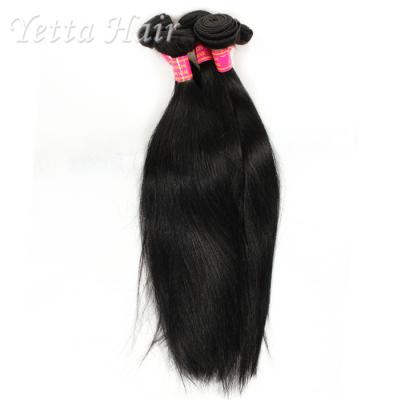 China El pelo brasileño de la Virgen negra suave 6A derecho puede ser teñido cualquier color y ser planchado en venta