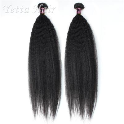 China 24 inch Burmese  Virgin Hair  / Yaki Straight Human Hair Extensions for sale