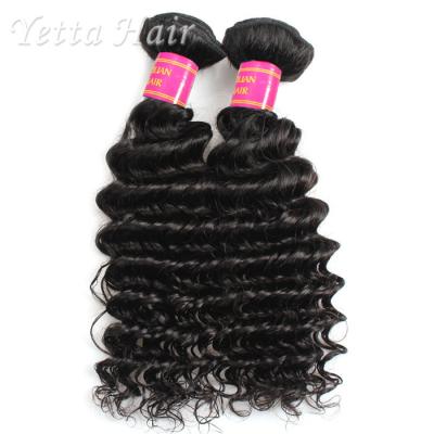 China Real Deep Wave Indian Peruvian Virgin Hair  No Mixed Animal Hair or Synthetic Hair for sale