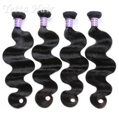 China Natural Black 7A Virgin Hair / Unprocessed Human Hair Extensions  No Lice for sale