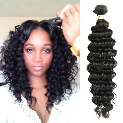 China Curly Weave Virgin Hair Peruvian Human Hair Weave Bundles Wet And Wavy for sale