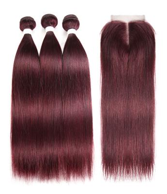 China 99J Color 100% Real Human Hair Omber Hair Extensions For Ladys CE BV SGS for sale