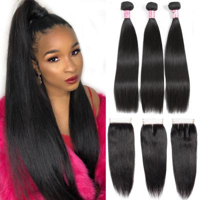 China 8A Grade 100 Unprocessed Malaysian Straight Hair Bundles For Ladys for sale