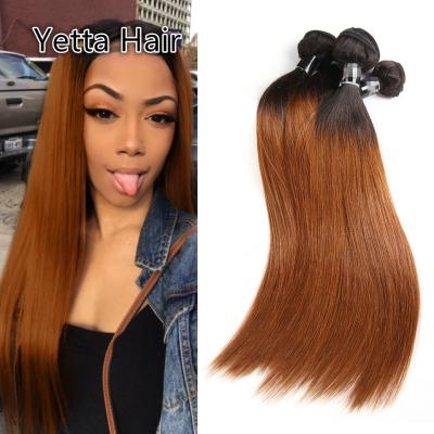 China Comfortable 1B/30# Color Human Ombre Hair Extensions For Women CE BV SGS for sale