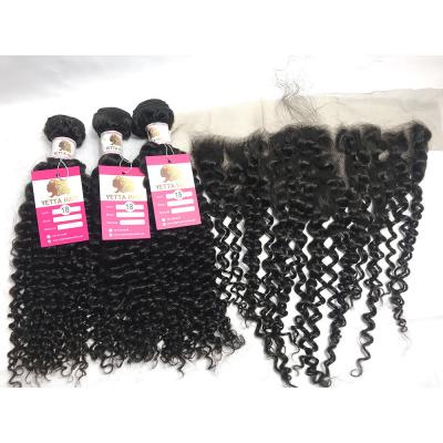 China Black Curly Hair Weave Bundle Unprocessed Virgin Peruvian Human Hair Extensions for sale