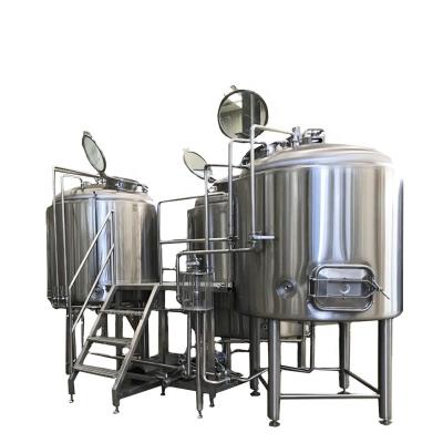 China Commercial Brewery Equipment Hotels 1000L Big Beer Brewing System for sale