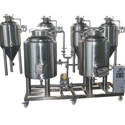 China Beer Brewing 50L 100L Mini Beer Brewing Equipment Home Beer Making Machine for sale