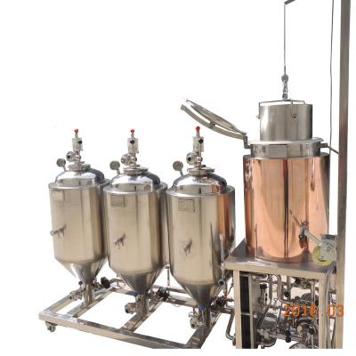 China 100L Hotels Beer Brewing Equipment Beer Fermentation Equipment Home Brewing Equipment for sale