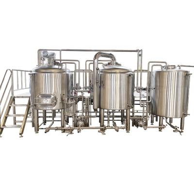 China 300L 500L ss304 beer brewing craft beer making machine brewhouse project for sale