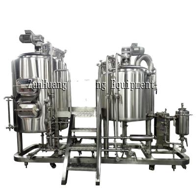 China Hotels 200L mini micro craft beer tank-material brewing brewery equipment fermentation tanks for restaurant bar for sale