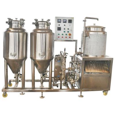 China Hotels Micro Brewery Beer Making Equipment Craft 100l Beer Brewery System Beer Brewing Equipment for sale