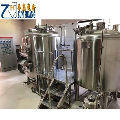 China Hotels 500L Micro Stainless Steel Brewery Beer Brewing Equipment For Sale for sale