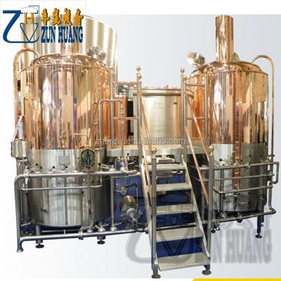 China Hotels Brewery Copper Equipment Used Nano Brewery Brewery 50l Microbrewery Equipment for sale