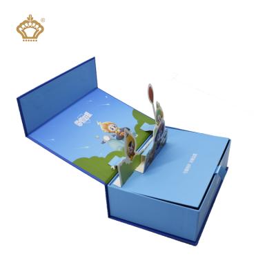 China Recycled Materials Custom 3D Design Packaging Gift Magnetic Paper Box For Christmas Gifts for sale