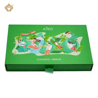 China Recycled Materials Custom Printing Luxury Lovely Paper Drawer Box Form Printed Box For Cosmetic Mirror for sale