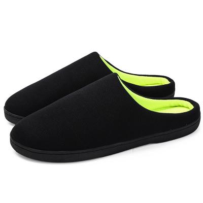 China Fashion Trend Best Selling Anti-skid And Warm Rubber Outsole Cotton Slipper For Men for sale