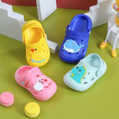 China Non-slip waterproof baby and Anti-slippery cute cartoon children gardening clogs for sale