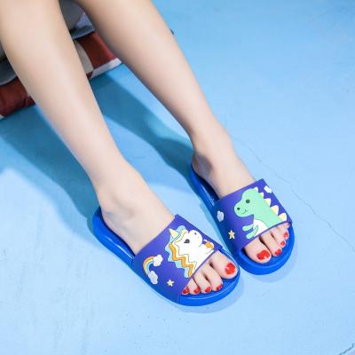 China Lightweight PVC Flat Slipper Unisex Kids Summer Home Shoes for sale