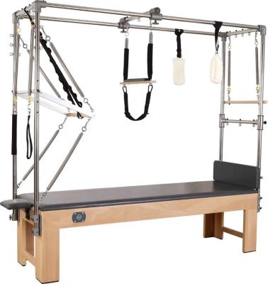 China Cadillac Pilates Reformer with Pilates Studio Combination Full Trapeze Machine Fitness Set Yoga Gym Center 224*68.5*61.5cm for sale