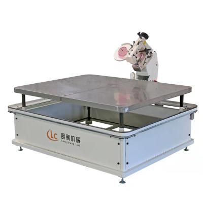 China Head Moved Efficient Semi Automatic Tape Edge Mattress Factory Use Mattress Sewing Machine for sale