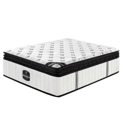 China Eco-friendly Luxurious Latex And Memory Foam Double Pillow Top Foshan Mattress Coir Mattress King for sale