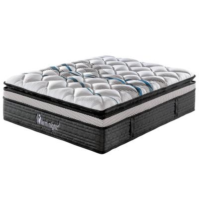 China Massage 10 Years Warranty Thick Roll up 7- Zone Pocket Box Bonnel Customized Size King Size Mattress for sale