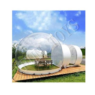 China Outdoor Inflatable Transparent Event Bubble Camping Tent / Igloo Bubble Tent Transparent Room for sale