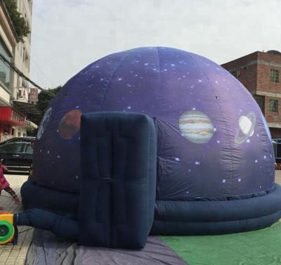 China Portable Inflatable School Astronomy Dome Projection Planetarium Inflatable Dome Tent for sale