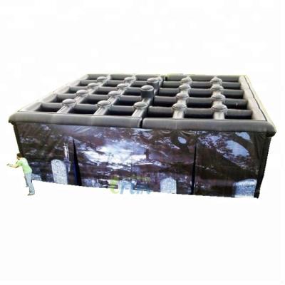 China Halloween outdoor inflatable haunted house /inflatable haunted maze/inflatable obstacle maze for sale for sale