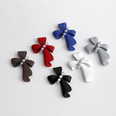 China 3D Nail Art DIY Hot Selling Nail Stickers Decals Beautiful than Decoration Nail Enhancement Drill Pearl Bowknot Metal Nails Art Accessories Suppliers for sale